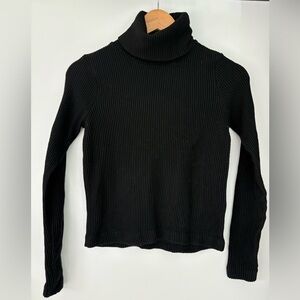Club Monaco Black Turtleneck Top, Size XS